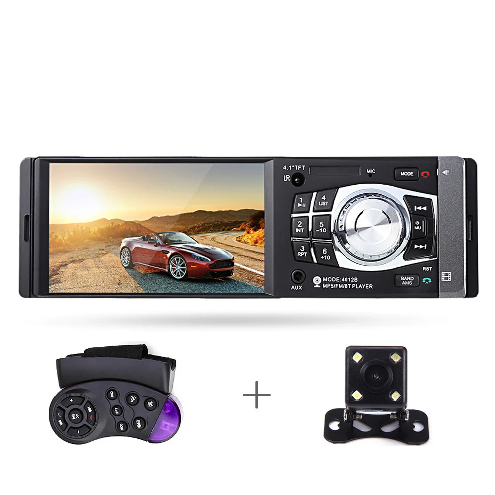 4012B 1Din автомобиля радио 4 1 дюймов Bluetooth Din Авто аудио стерео плеер FM Авторадио