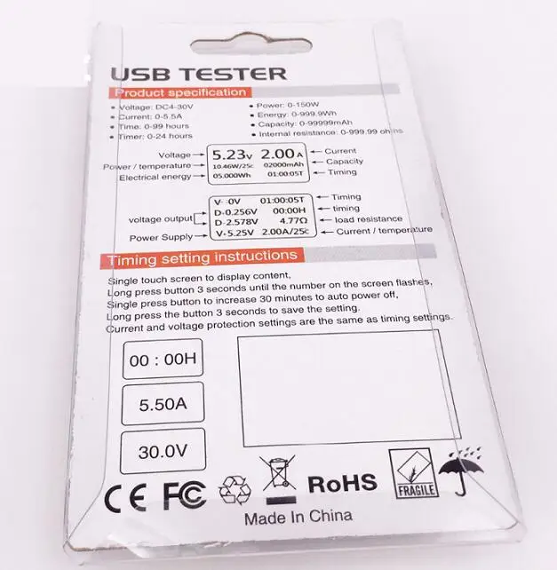 KWS MX16 USB тестер ток Напряжение цифровой диспплей Зарядное устройство Ёмкость