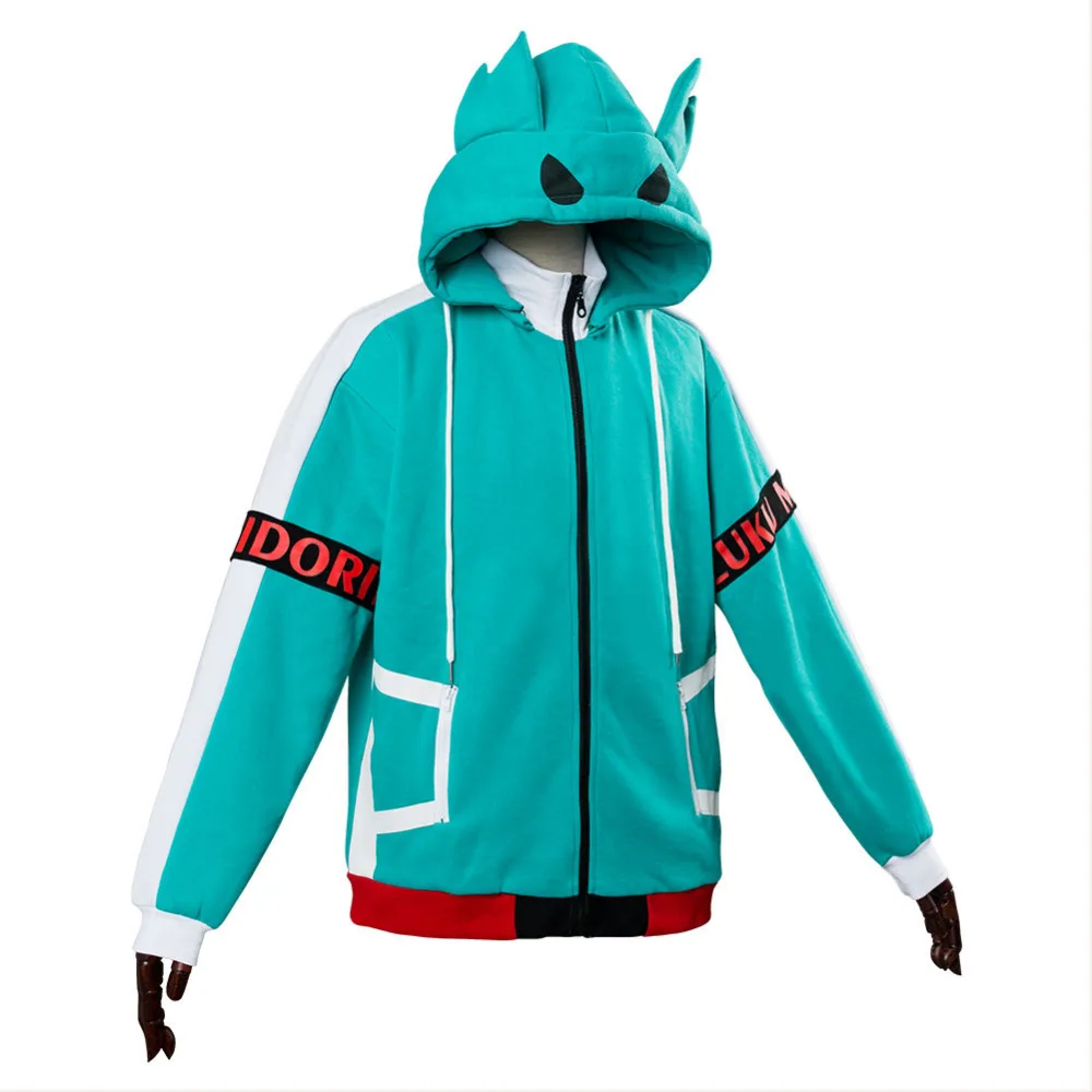Толстовка Boku с капюшоном Моя геройская Академия худи Izuku Midoriya 3D принтом