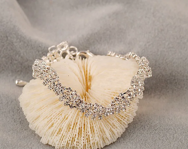 Трендовые женские ювелирные изделия кристалл горный хрусталь 2 вида цветов