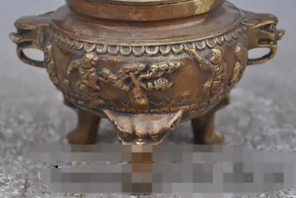 Песня voge Gem s6105 5 &quotКитай буддизм Бронзовый мальчиков парень Foo Dog лев зверь