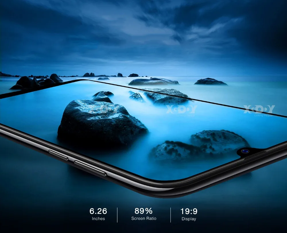 Xgody Коврики 20 4G 6,2" 19:9 Android 9,0 Face ID 2 Гб Оперативная память 16 Гб Встроенная память 3500 мА/ч, мобильный телефон MT6737 4 ядра полный Экран смартфон