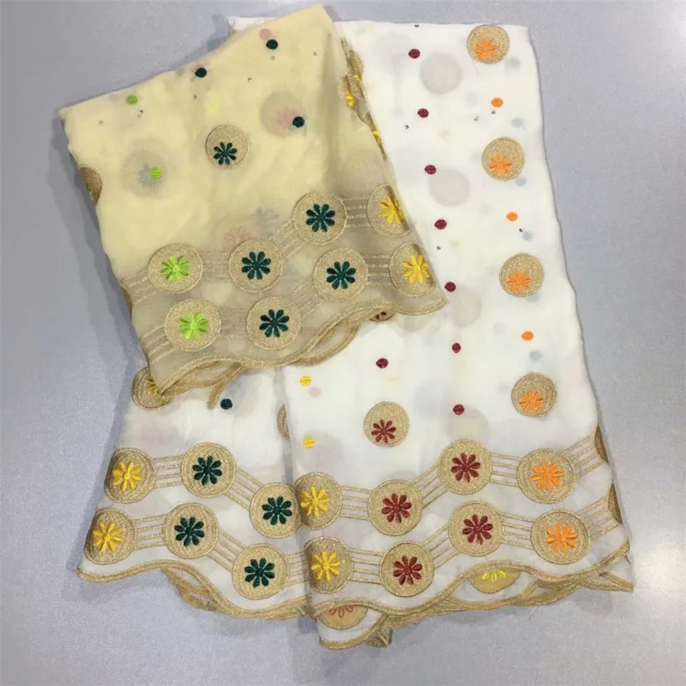 2018 ручной работы жаккардовая Гвинея парчовая ткань Африканский Базен кружевная