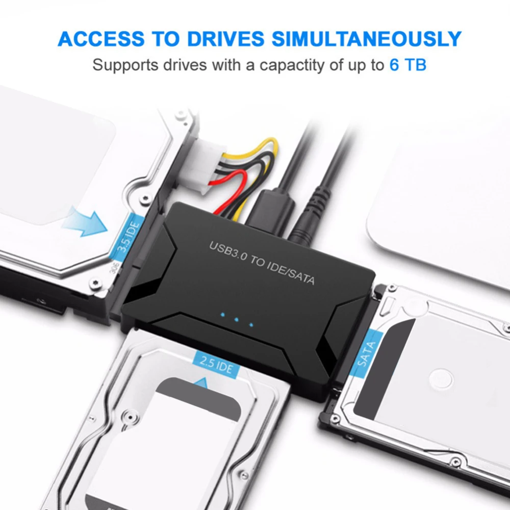 SATA к USB IDE адаптер 3 0 Sata 2 5 Жесткий диск HDD SSD конвертер Кабель адаптер|Компьютерные