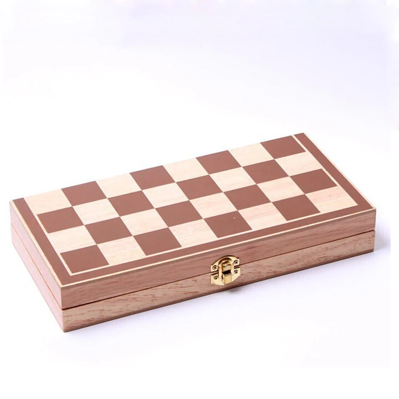 30*30 см Складная доска деревянные международные Шахматные игры набор штук в стиле