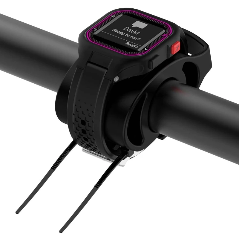 Новый черный держатель для руля велосипеда Garmin Forerunner TOMTOM POLAR пластиковый часов |