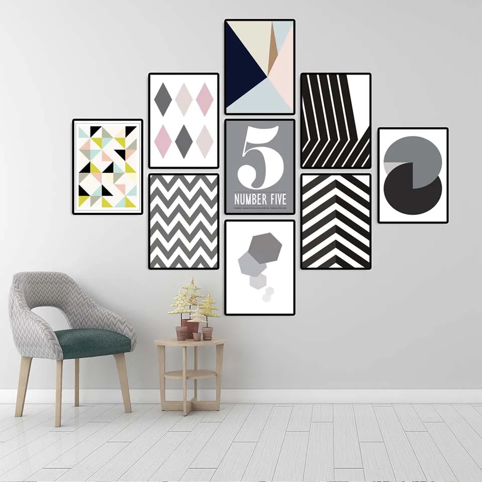 Vinsonloud креативный персональный постер с принтами черно-белые настенные