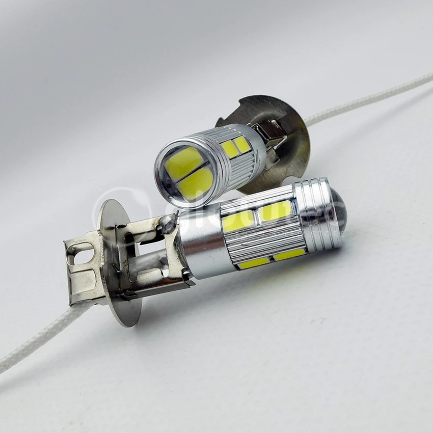 4 шт. H3 10SMD яркие Автомобильные противотуманные фары DC 12 В GLOWTEC | Автомобили и