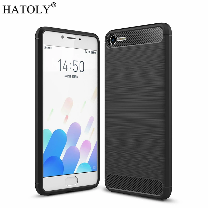 HATOLY для Capa Meizu E2 чехол противоударный мягкий ТПУ матовый прочный силиконовый Meilan