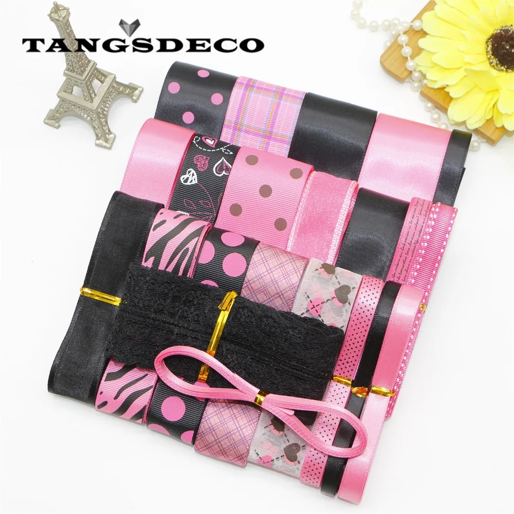 26 ярдов/комплект высококачественный бант для волос сделай сам набор лент