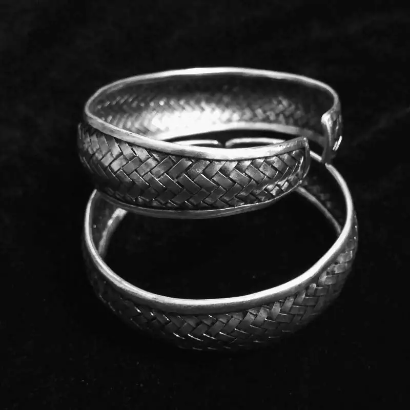 Хит продаж новинка бесплатная доставка 100% ручной работы серебряный браслет Miao