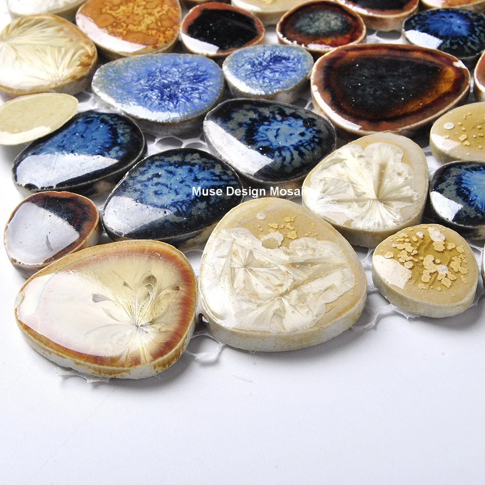 Экспресс доставка Бесплатная синий бежевый коричневый глазурованная плитка с