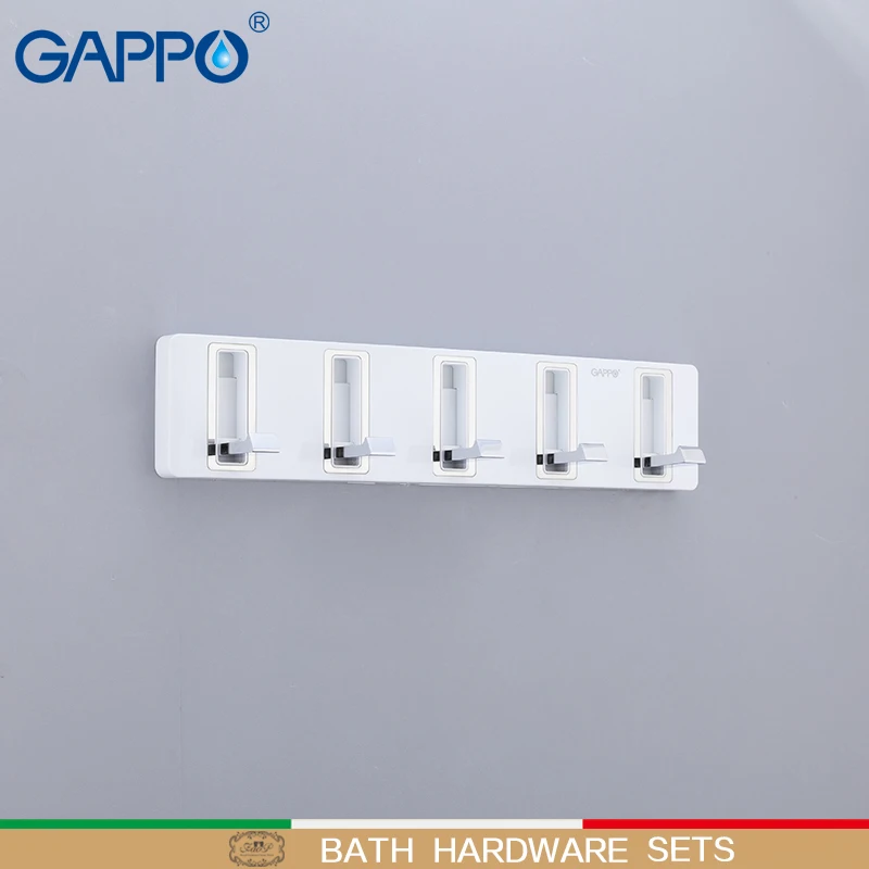 Аксессуары для ванной GAPPO, современные аксессуары для ванной комнаты, настенные товары для купания, белый цвет, абс+ латунь, наборы для ванной