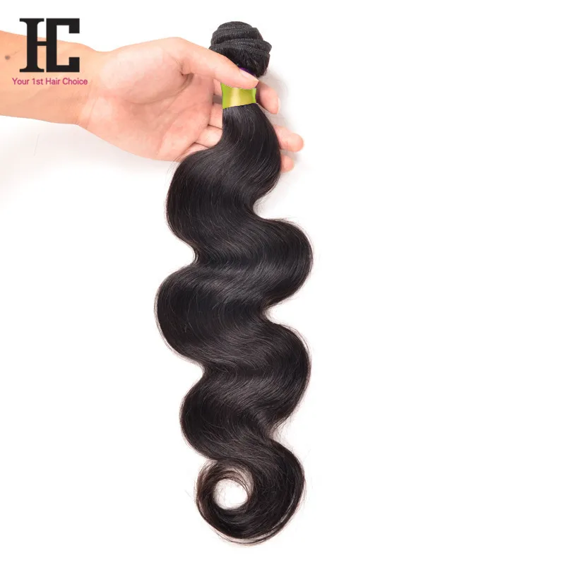 Малайзии объемная волна с закрытием 7а необработанные малайзии девы волос 3