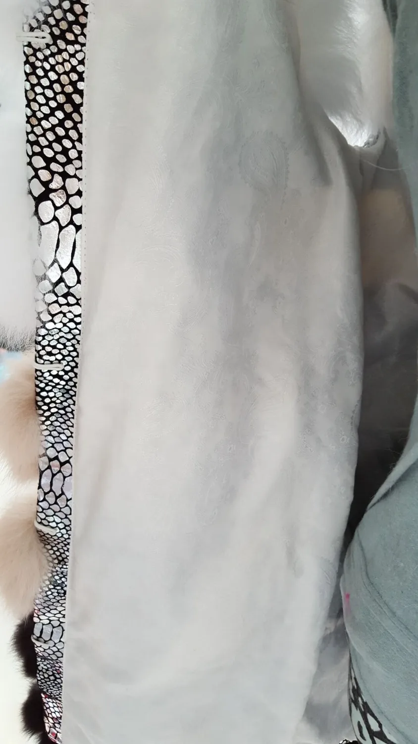 Коллекция года роскошная Длинная женская Лисья часть из лисьего меха в основном