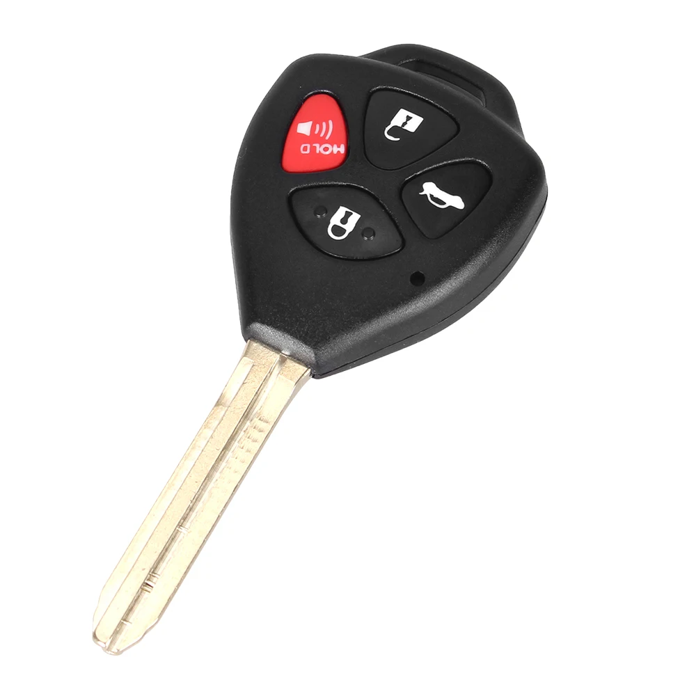 Model 4 KEYYOU 2/3/4 BT автомобиля пустой корпус для дистанционного ключа оболочки чехол для Toyota Camry Corolla Reiz RAV4 Корона Avalon Venza матрица ключи TOY43 лезвие - Цвет: Model 4