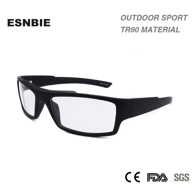 ESNBIE прозрачные оправы для очков мужские из материала TR90 по рецепту очков|eyeglasses