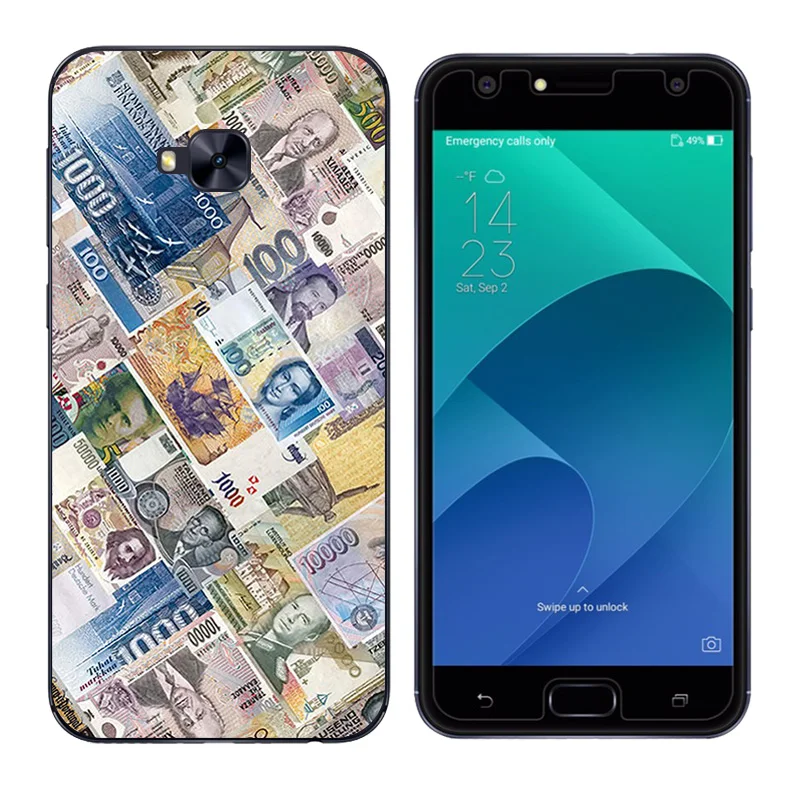 Чехол для Asus Zenfone 4 Selfie ZD553KL Мягкий Силиконовый Для 5 &quot чехлы телефонов |