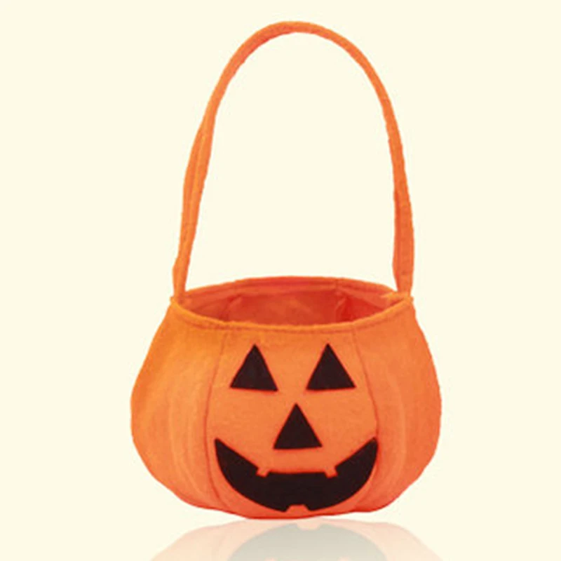 Складные сумки для конфет на Хеллоуин сумка улыбки тыквы складная