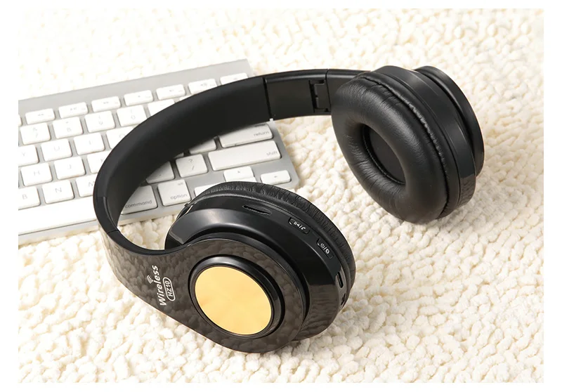 Новые беспроводные наушники над ухом Bluetooth наушники Складная гарнитура Регулируемые наушники с микрофоном для ТВ мобильного телефона huawei PC