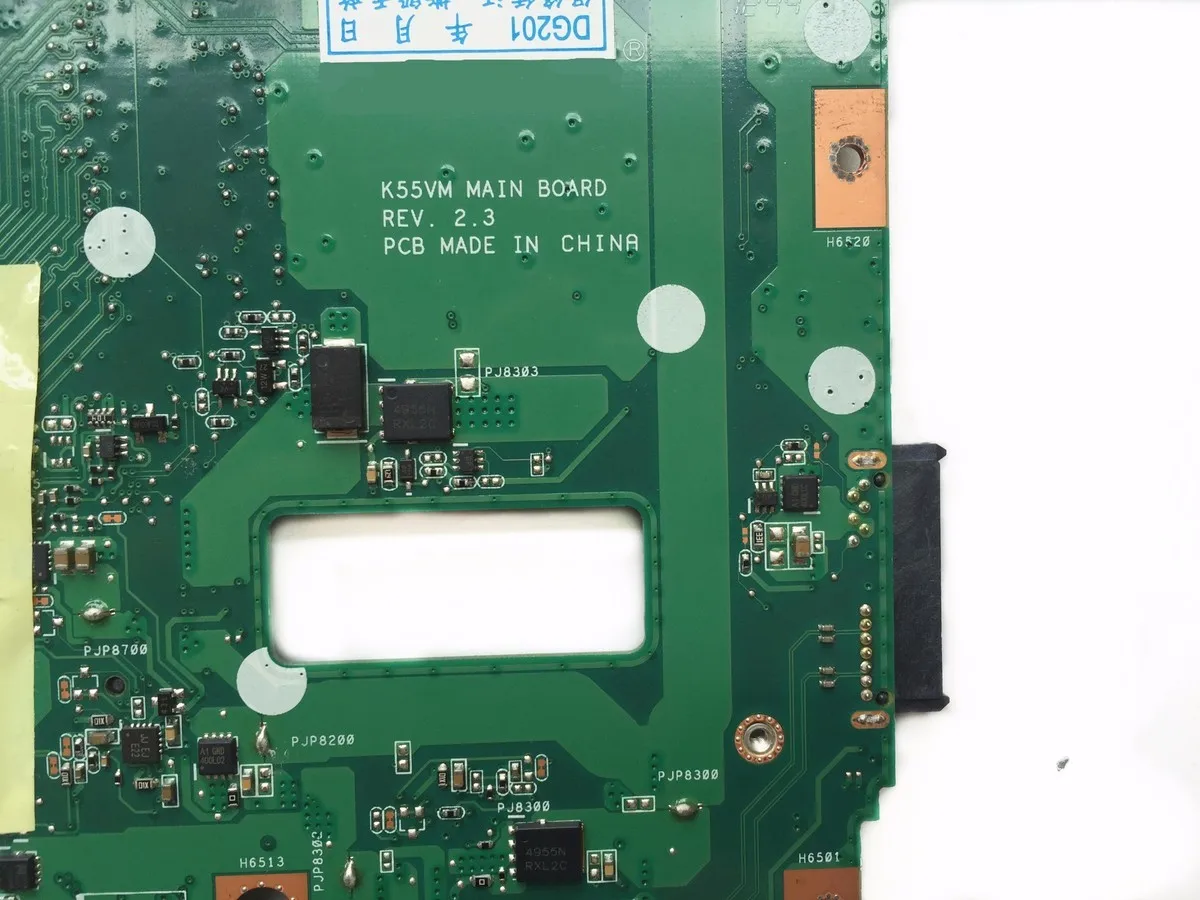Материнская плата для ноутбука Asus K55VJ K55VM REV.2.3 PGA989 DDR3 USB3.0 100% протестированная и
