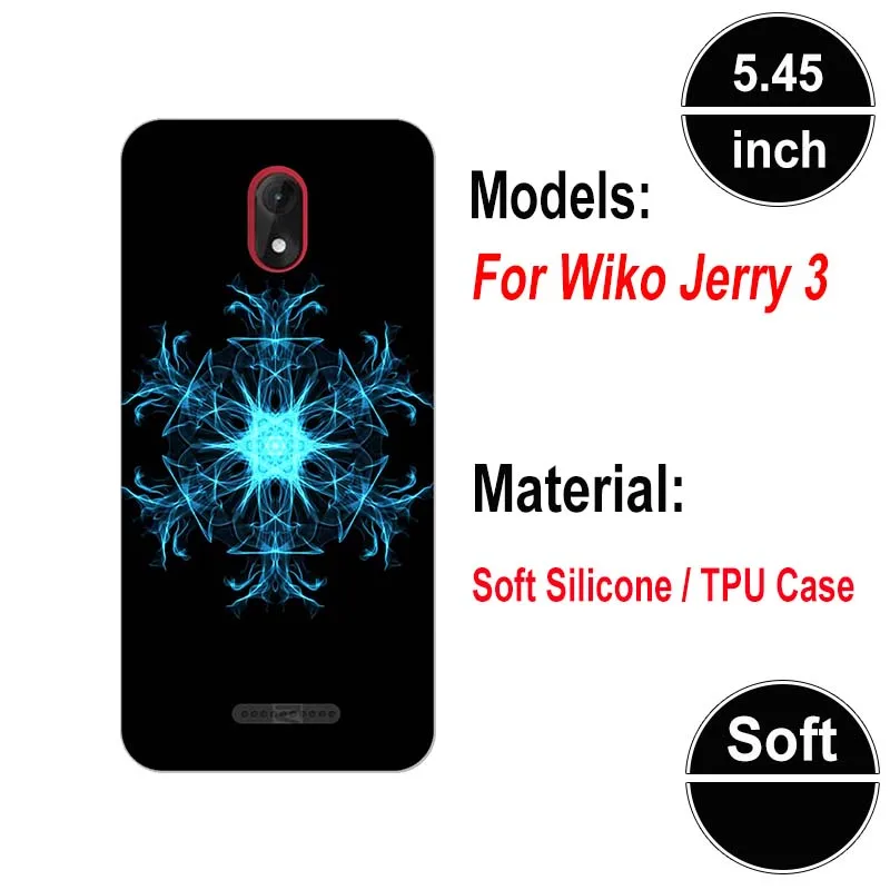A04 Мягкий силиконовый чехол для Wiko Jerry 3 Jerry3 5,4", Чехол s для Wiko Jerry 3, мягкий чехол с рисунком - Цвет: A04