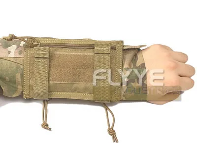 FLYYE MOLLE водонепроницаемый наручные карты Чехол CORDURA Модульная Боевая Охота Кемпинг Альпинизм Тактический поход Открытый PH-C028