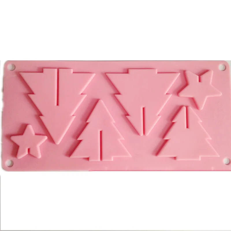 Силиконовая форма для шоколада помадки торта 3d в форме дерева инструменты