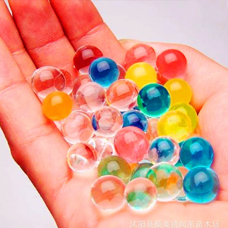 100 шт./лот жемчужные мягкие хрустальные Водяные Шарики для почвы волшебные