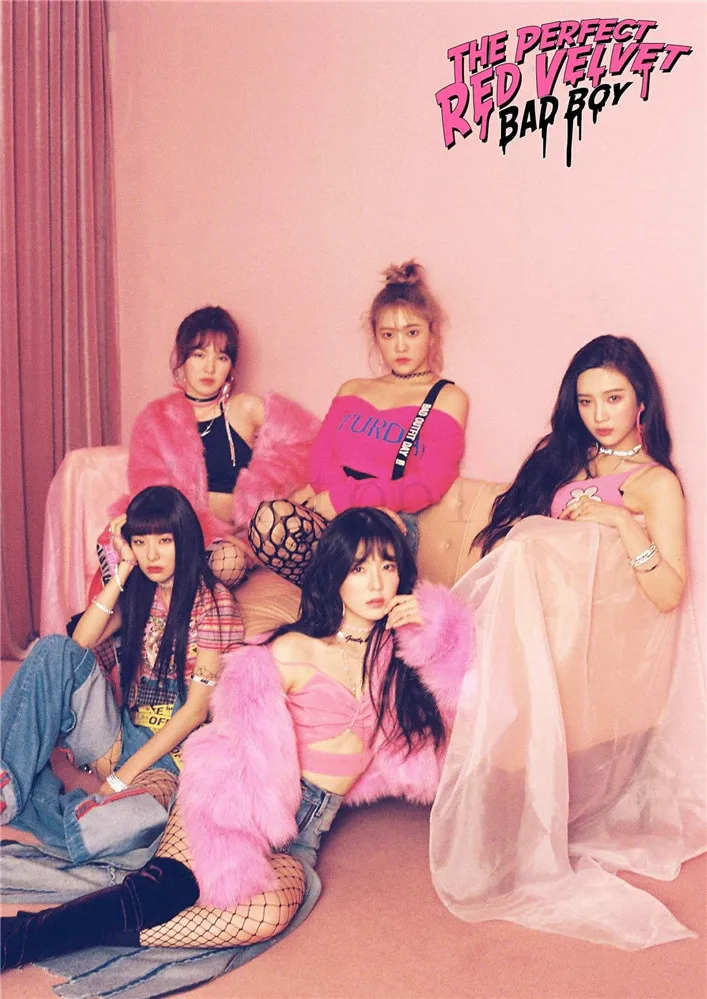 Плакаты настенные наклейки Идеальный Красный бархат Bad Boy K-Pop украшение дома высокое разрешение