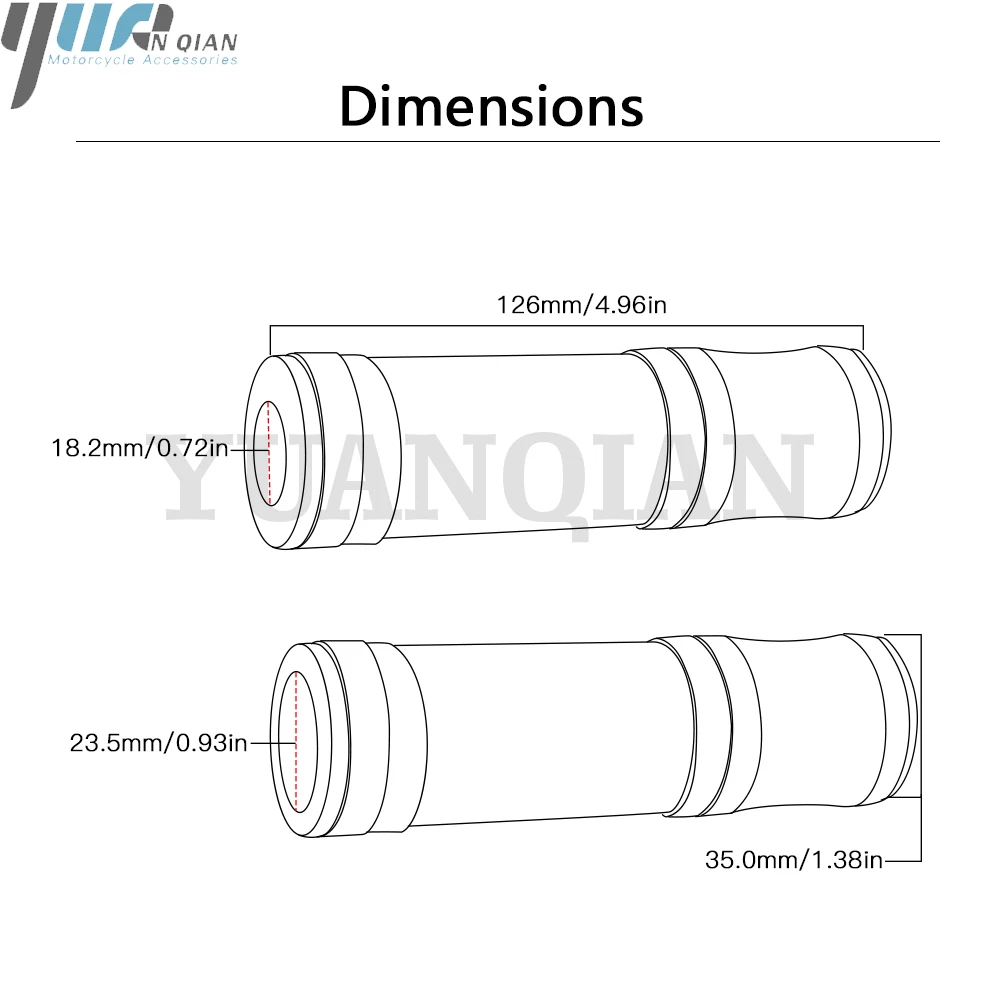 Синий черный универсальный для MOTO Grips 7/8 &quot22 мм руль рукоятка и концы Suzuki B KING1300