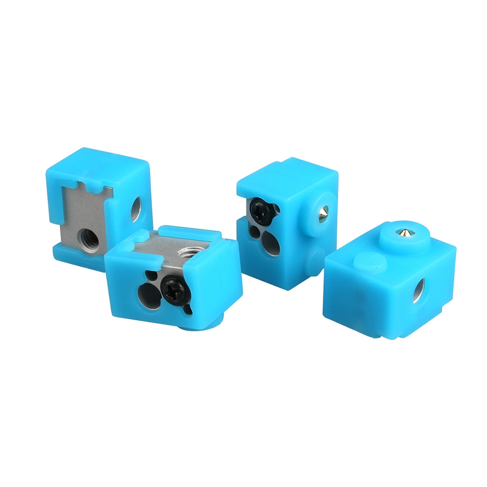 LERDGE 3d принтер части XCR-NV6 тепловой блок для j-головки экструдера HotEnd нагревательный блок с силиконовым носком 0,4 мм Насадка Замена V5 V6