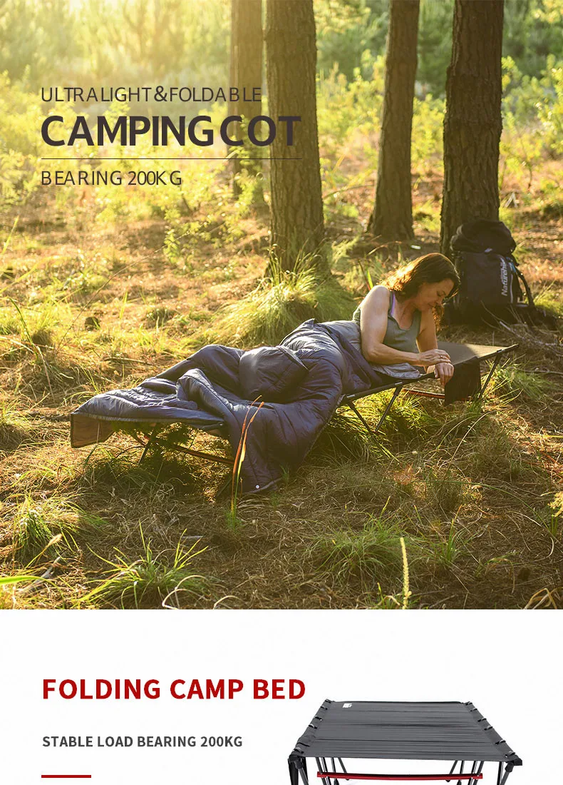 Naturehike туристический коврик крепкий удобный портативный складной тент кровать кроватка спальный Открытый Кемпинг кровать