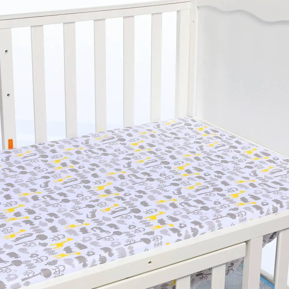 CLZ0005 Egmaoaby 130*70 см детская кровать для кроватки, простыня для матраса, муслиновое дерево, домашний текстиль, простыни для кровати, защитные простыни для кроватки, постельные принадлежности - Цвет: CLZ0005