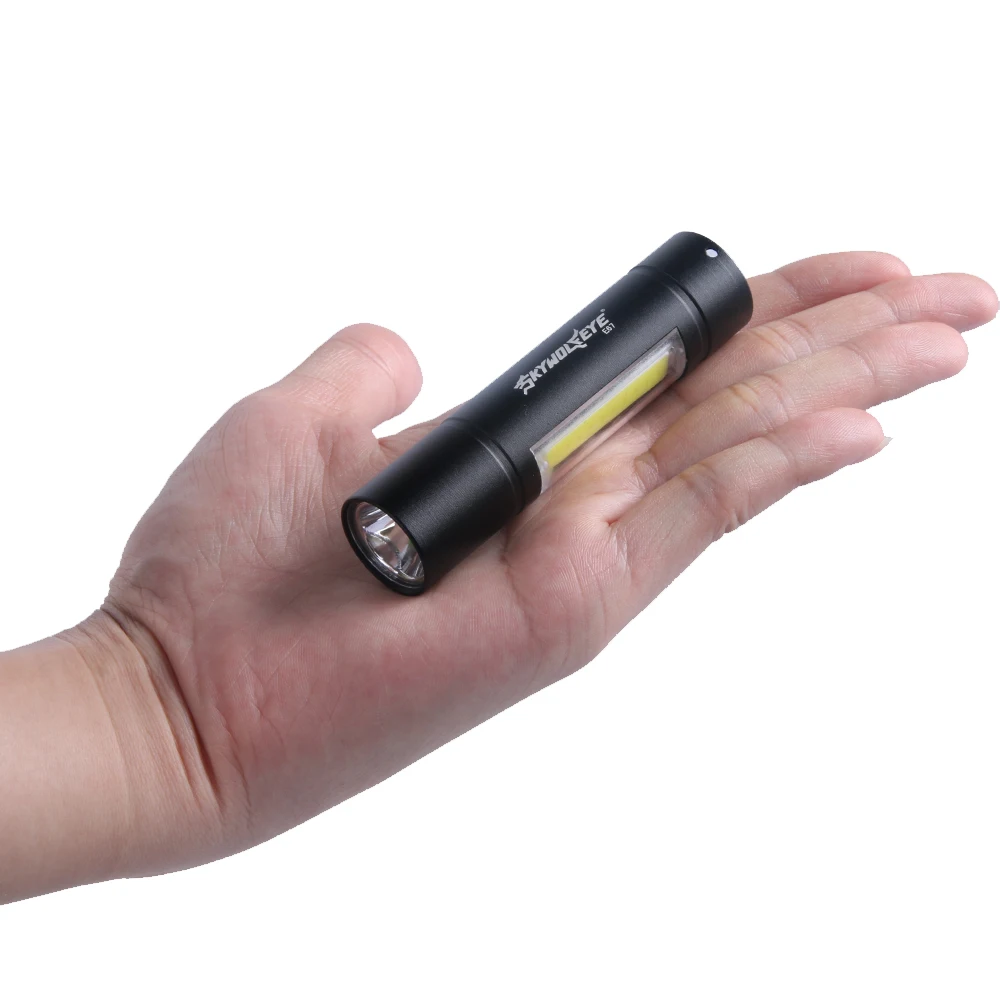 Мини фонарик q5 USB Перезаряжаемый фонарь 3 режима для рыбалки на открытом воздухе