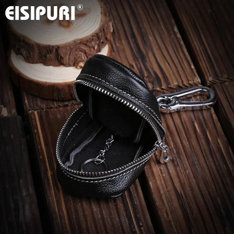 Кошельки из натуральной кожи для мужчин и женщин мужской держатель ключей от