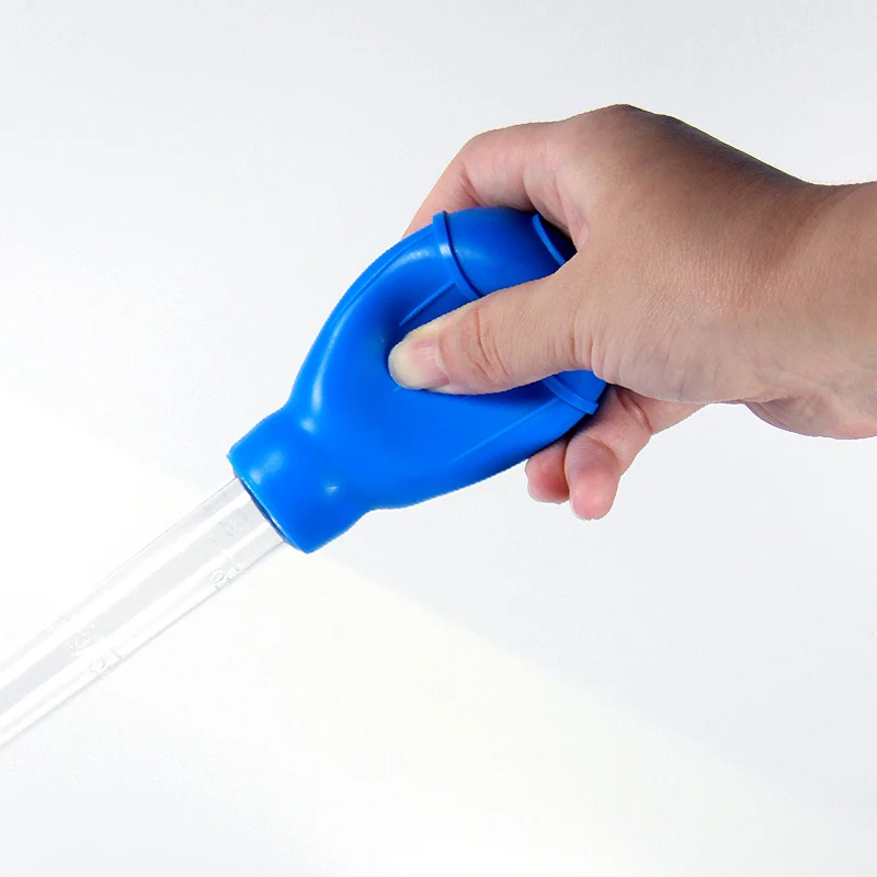 30/50 мл аквариумный ручной очиститель инструмент гравий вакуумный всасывающий