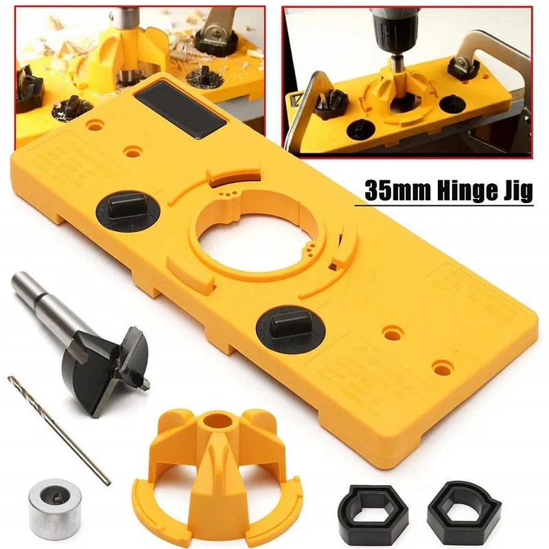 35 мм форстнерная петля отверстие пила направляющая для сверления локатор