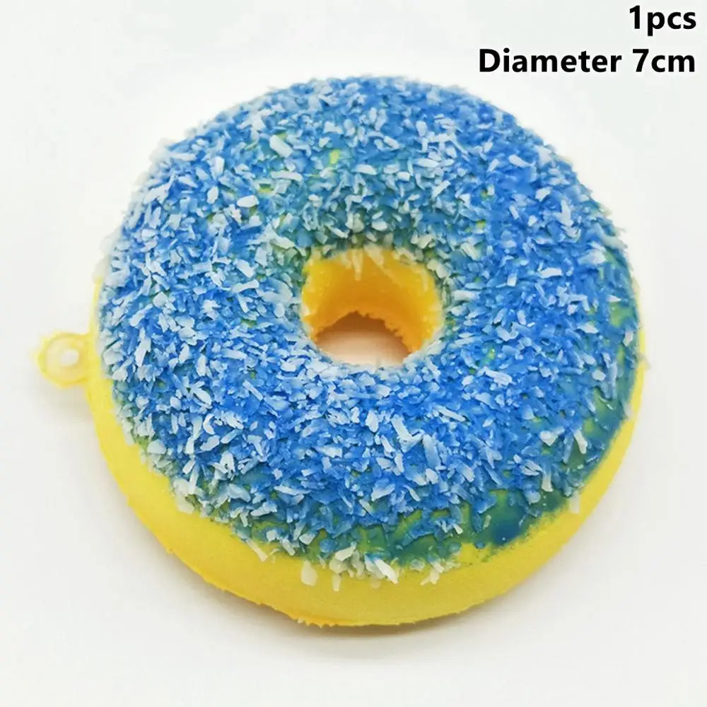 Donut Squishy 3 Taoup деревянные кремообразные пончики настенные вечерние сувениры для детского душа Аксессуары для декора мягкий пончик мягкий креативный ручной работы подарки на день рождения DIY - Цвет: Donut Squishy 3