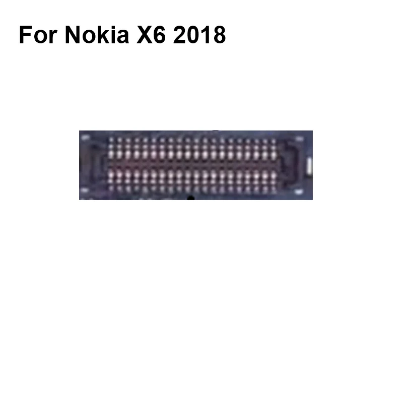 5 шт. FPC Разъем для Nokia X6 2018 ЖК дисплей экран на гибком кабеле ДЛЯ X 6 NokiaX6|Шлейфы