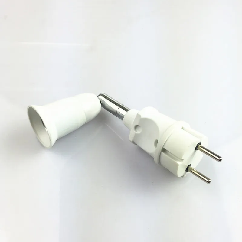 ЕС PP для E27 белый 4A 90 240 V преобразования Универсальный держатель Лампа Socket