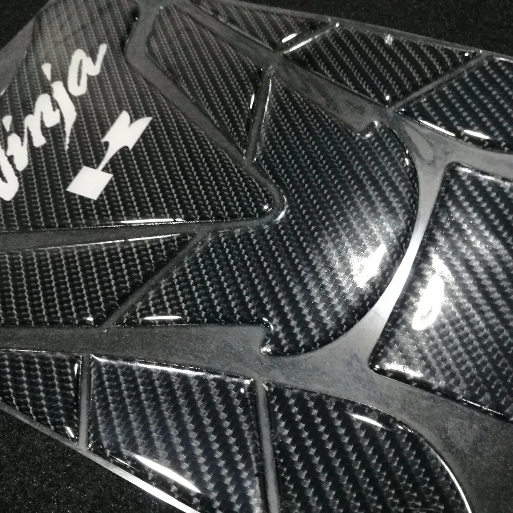 

New motorcycle bike fuel tank 5D four-dimensional carbon fiber stickers decals for Kawasaki ninja 250 300 400 ninja 650 1000