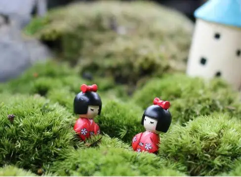20 шт. новые милые японские полимерные Мини куклы Kokeshi для девочек размер 1 8x1x2 5