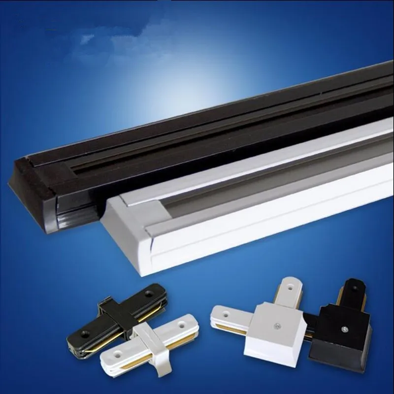 2 проводной светодиодный Трековый светильник соединители для трекового