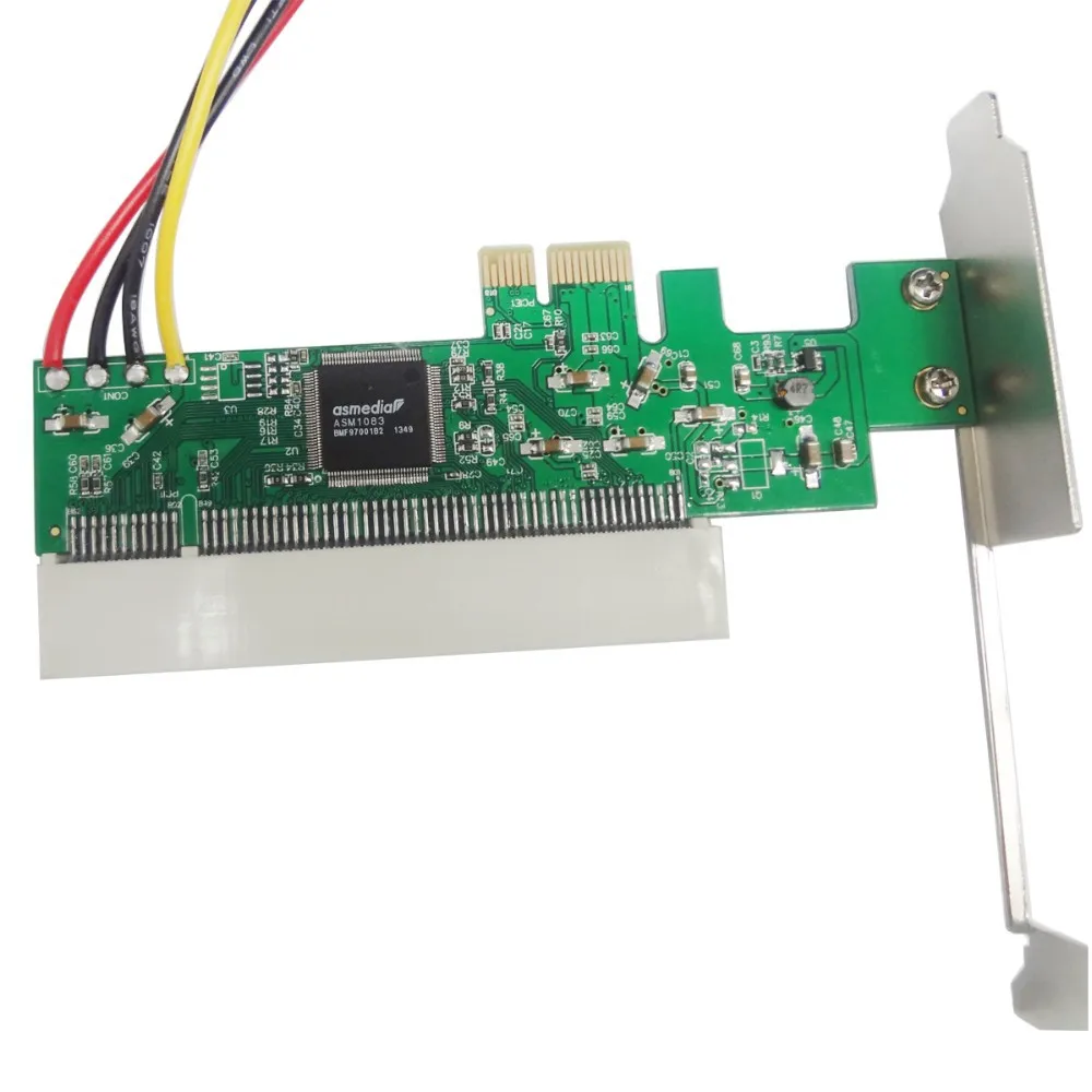 XT-XINTE PCI-Express To PCI Adapter Card PCI-E X1/X4/X8/X16 Slot With 4 Pin Power Cable | Компьютеры и офис