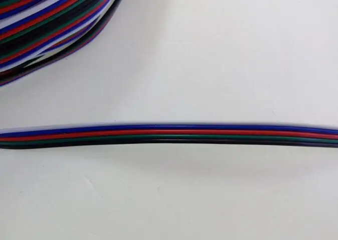 Удлинительный кабель 10-50 м 5Pin 22AWG/20AWG/18AWG белый/синий/красный/зеленый/черный