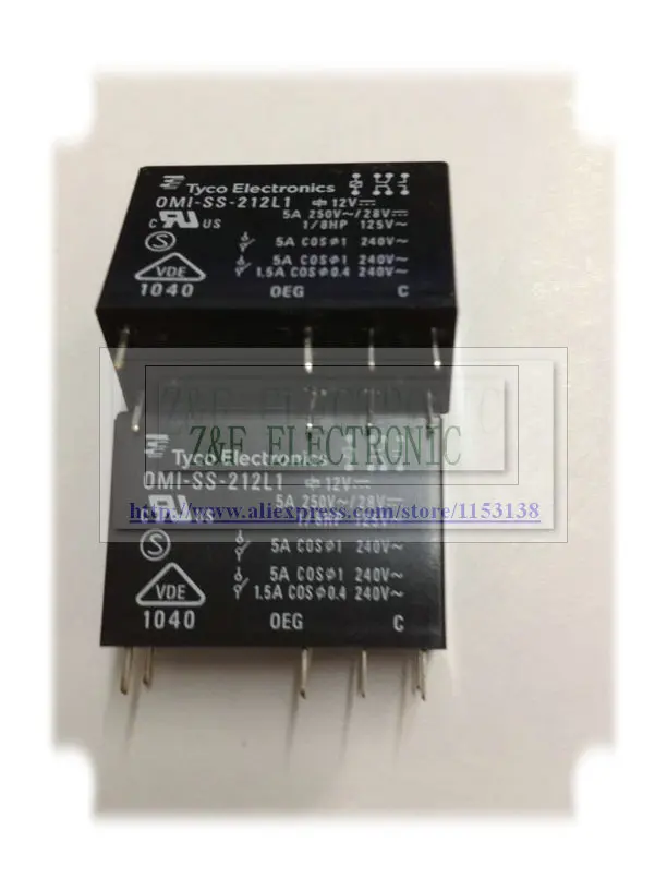 Реле OMI-SS-212L1 12V OM1-SS-212L1 12 В постоянного тока новинка оригинал 10 шт./потеря