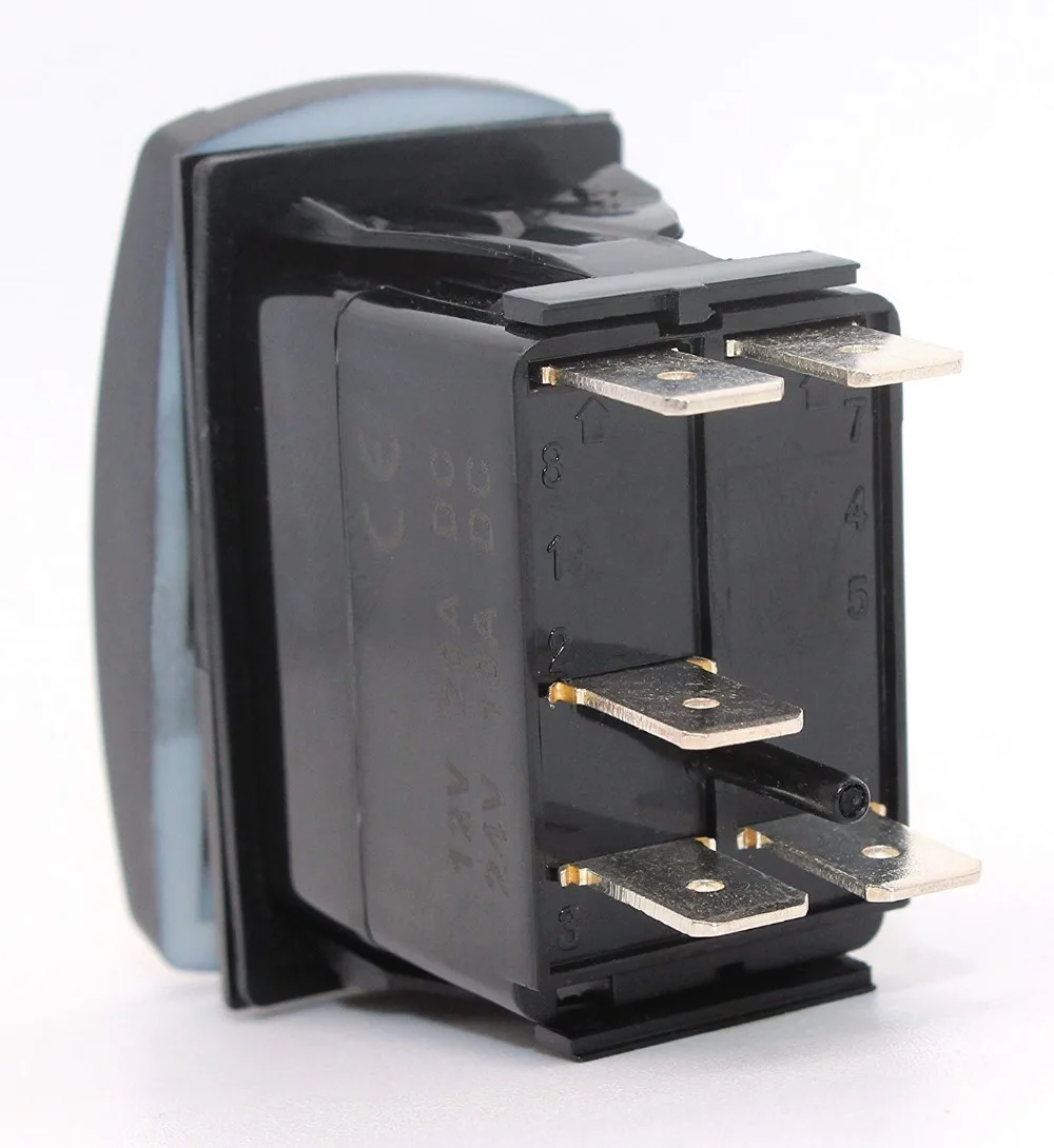 12V 20A горизонтальный кулисный переключатель светодиодный задний фонарь Лазерный