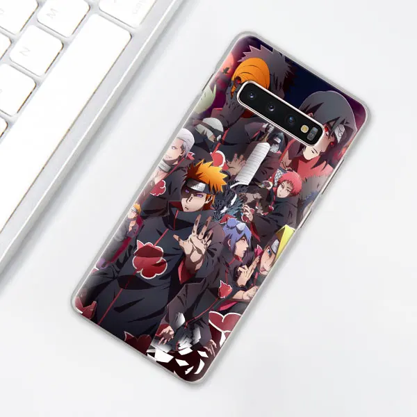 010 Ботинки в стиле аниме «Naruto Akatsuki чехол для телефона для samsung Galaxy S10e S10 плюс S7 S8 S9 Plus, Note 8, 9, 10, плюс S10 5G M20 M30 жесткий чехол Coque - Цвет: 010