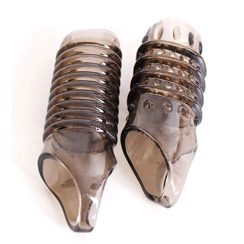 TPE чехол для пениса многоразовые презервативы с шипами пунктирное кольцо на